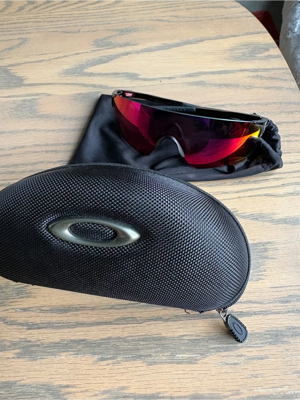 Oakley EVZero Prizm Road Sunglasses with Red-Purple Mirrored Lens